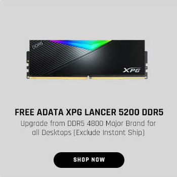 FREE ADATA XPG LANCER 5200 DDR5 Upgrade from DDR5 4800 Major Brand for all Desktops [Exclude Instant Ship]