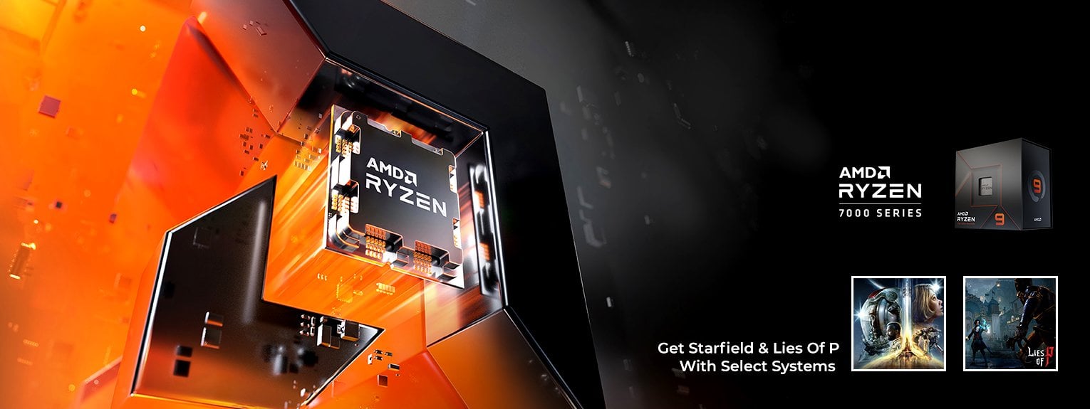 AMD Ryzen 7000 Series CPU Gaming PCs CyberPowerPC