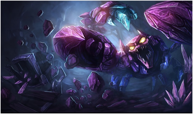 Skarner the outdated league of legend champion.