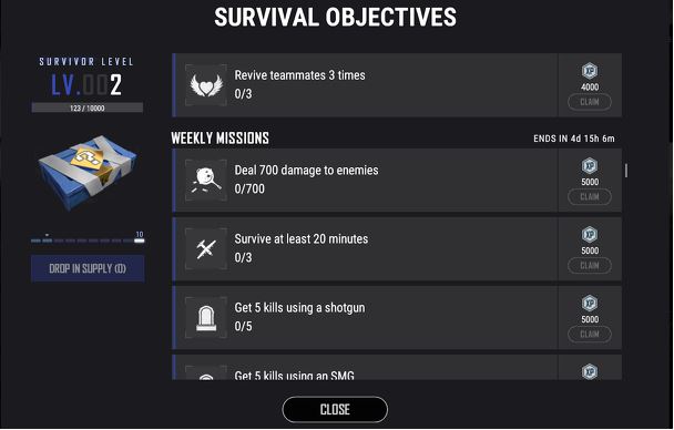 PUBG Survival Objectives