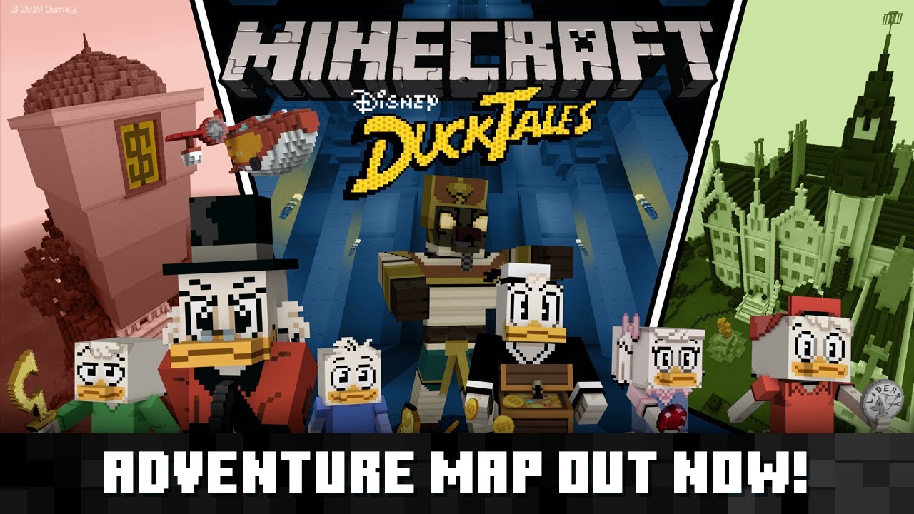 Know the ducktales adventure map released by minecraft.