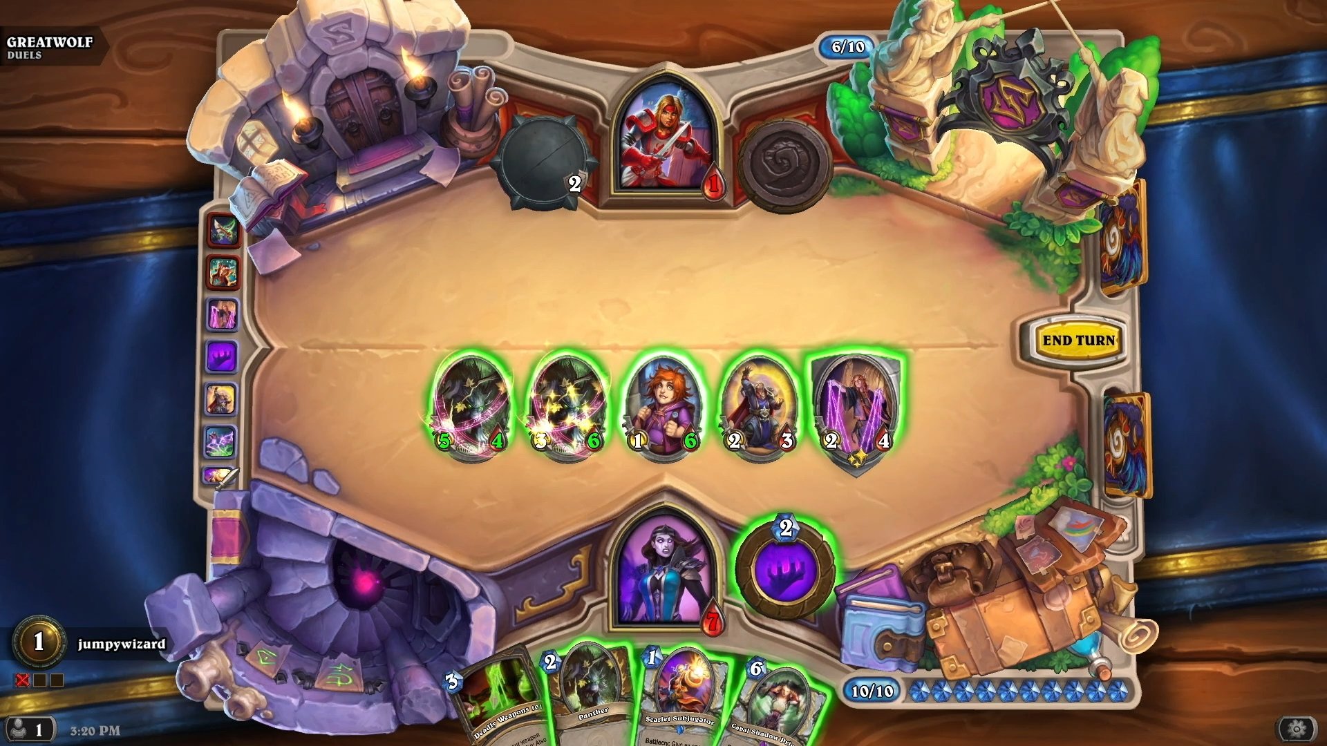 hearthstone duels gameplay