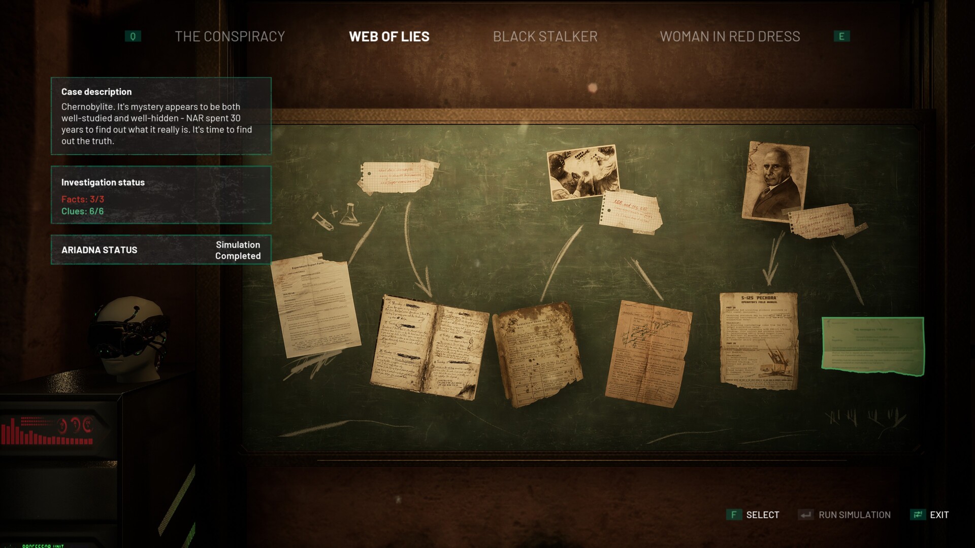 Chernobylite -- Web of Lies investigation and clues guide