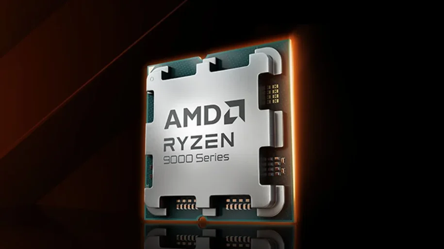 AMD Ryzen 9000 Series processor - image of computer chip