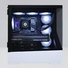 new cyberpowerpc products 2025 - white pc case