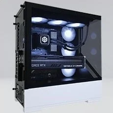 new cyberpowerpc products 2025 - white pc case