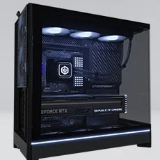 new cyberpowerpc products 2025 - black pc case