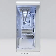 new cyberpowerpc products 2025 - all white pc case