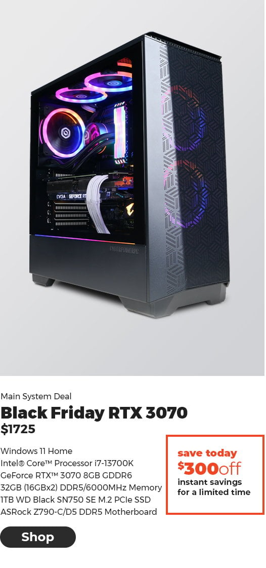 Launches One-Day Black Friday Deals on PC Gaming Gear
