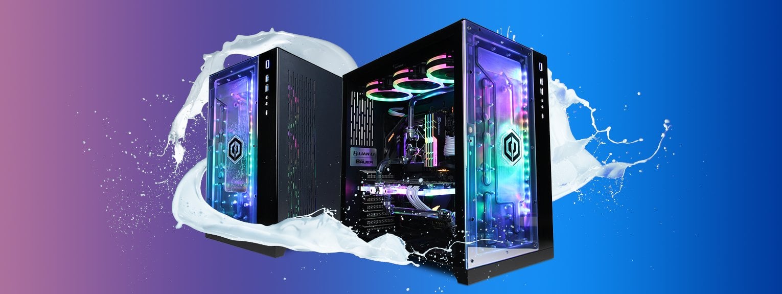 Water cooled hot sale gaming computer