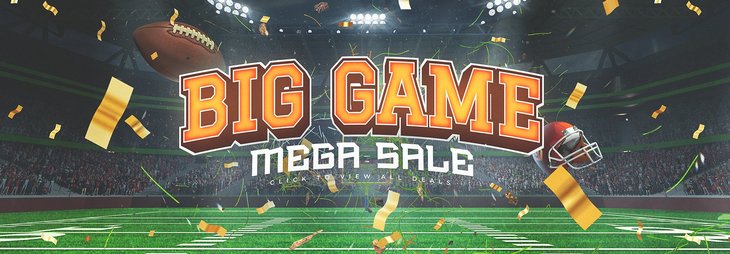 Big Game Mega Sale